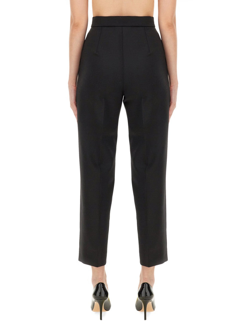 Black Tailored Pleated Pant 2