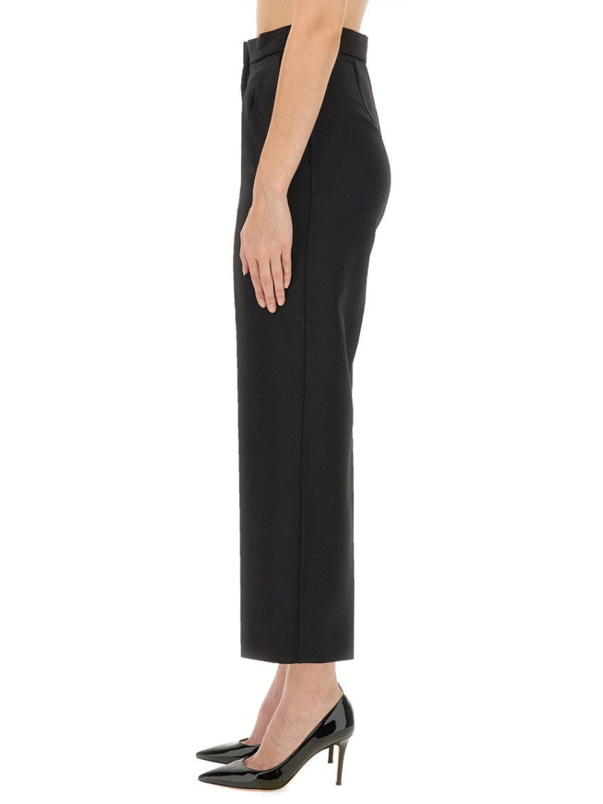 Black Tailored Pleated Pant 4