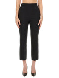 Black Slim Flat Front Pant 1
