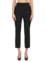 Black Slim Flat Front Pant 1