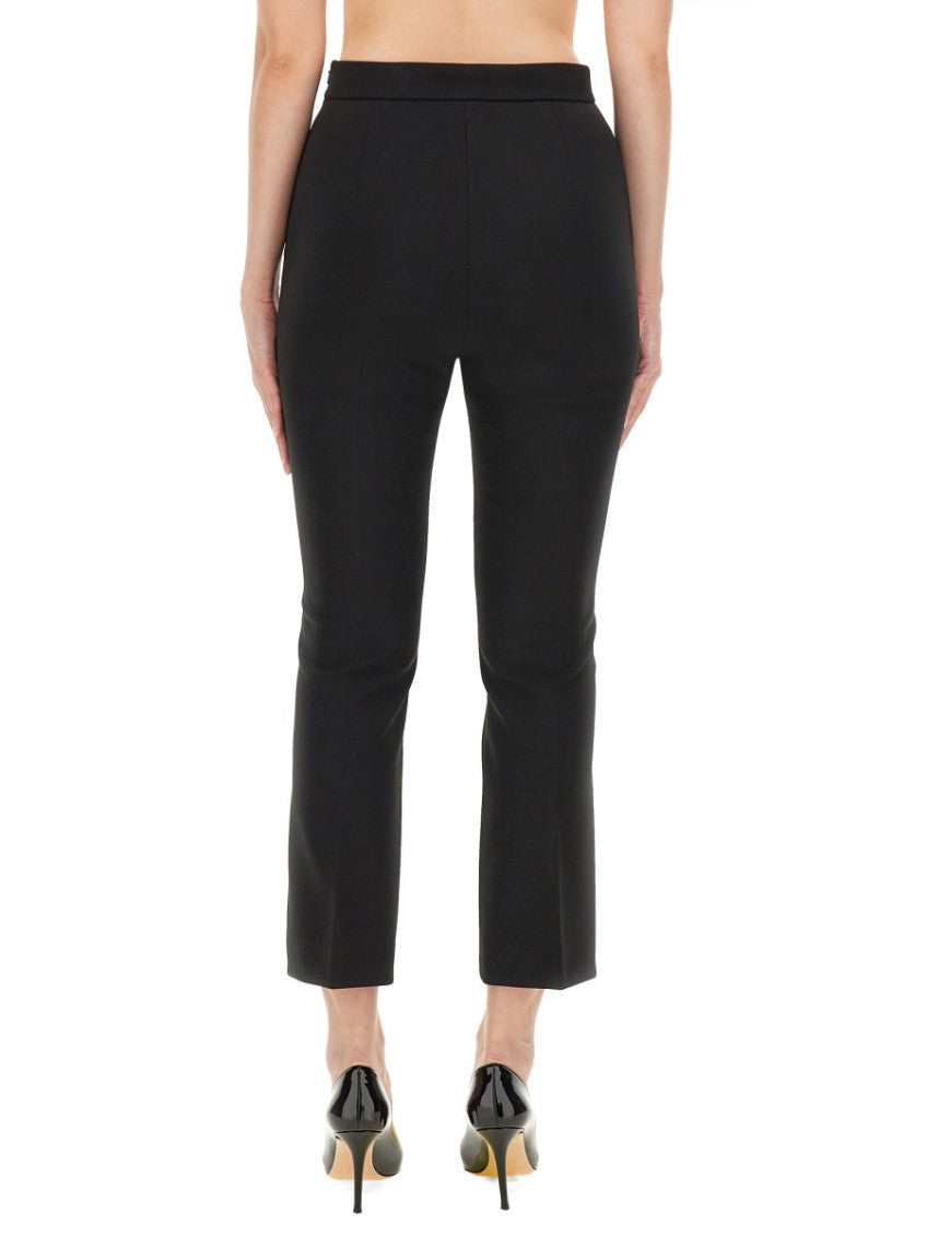 Black Slim Flat Front Pant 2