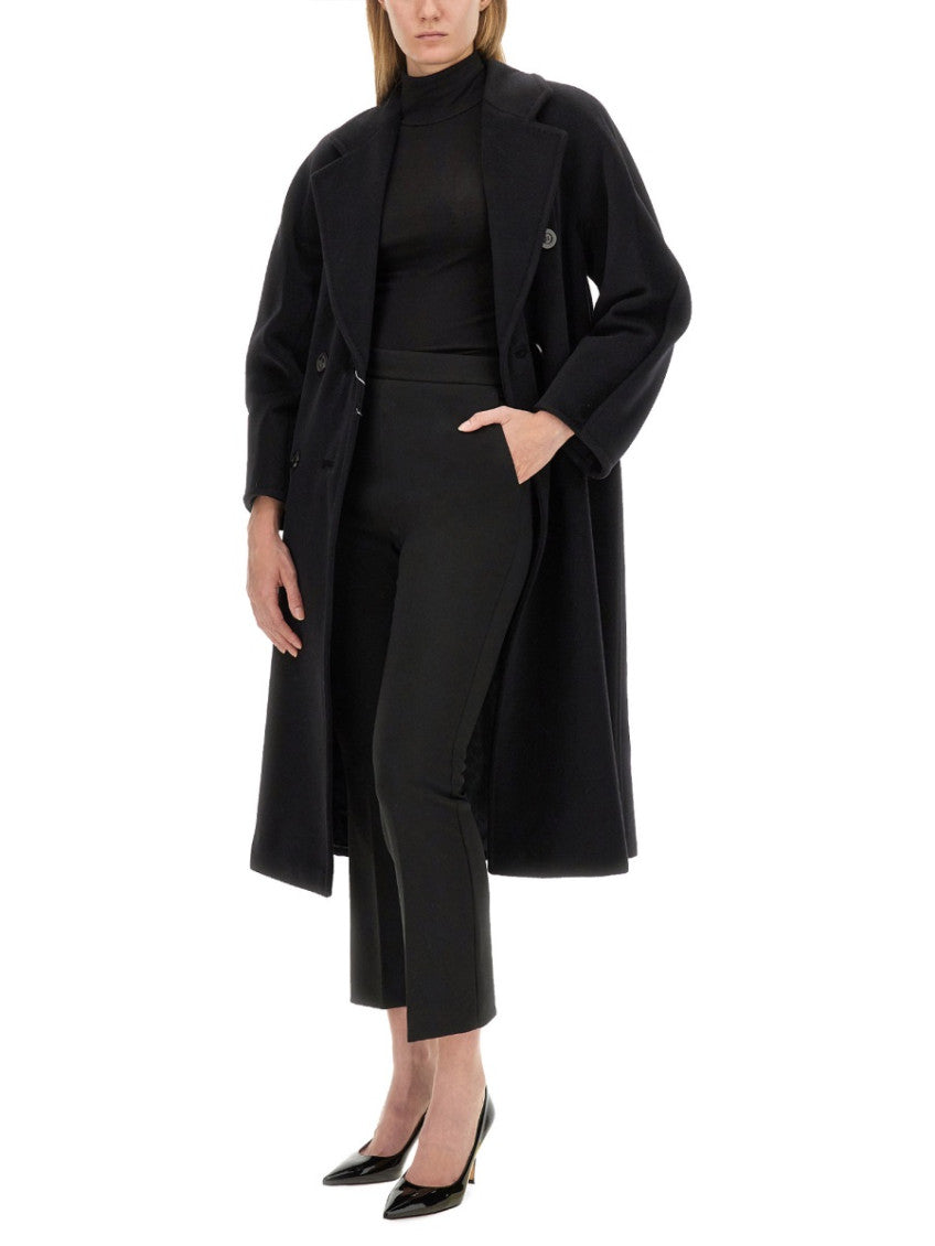 Black Slim Flat Front Pant 3