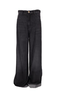Black Relaxed Flat Front Pants 1