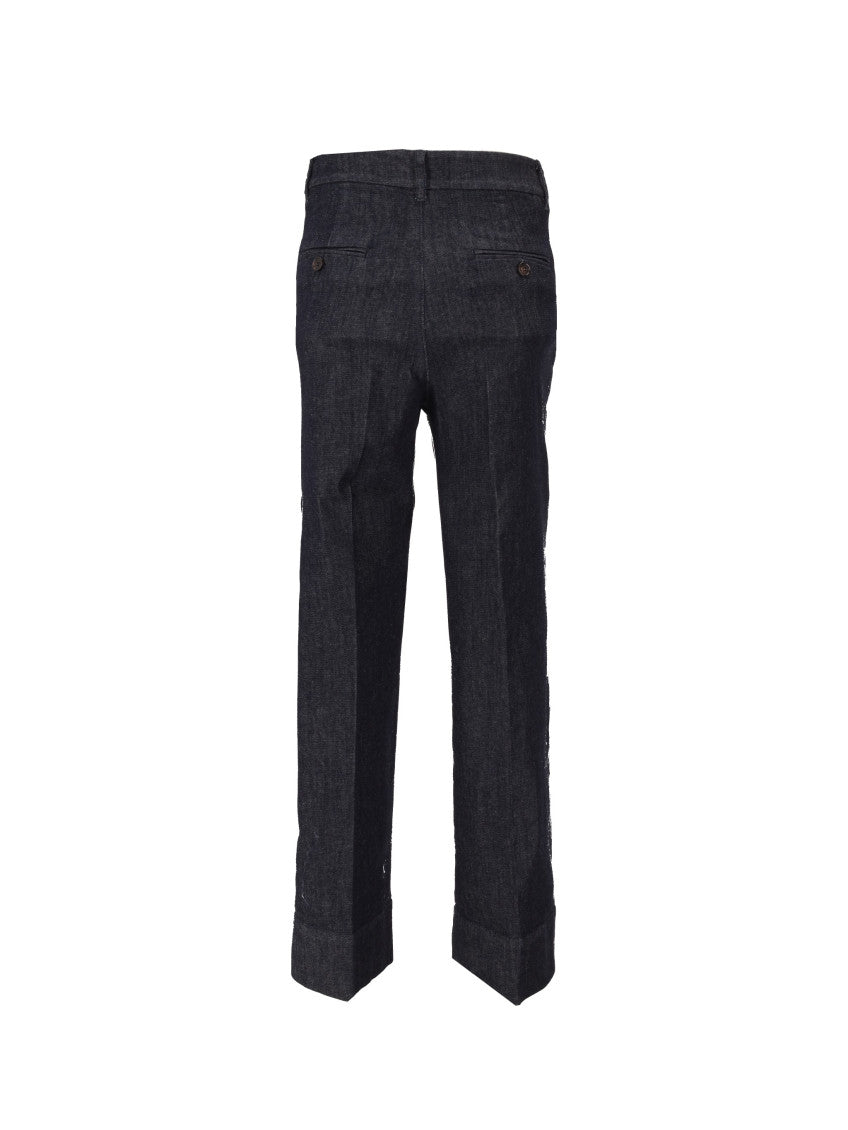 Dark Grey Slim Flat Front Pants 2