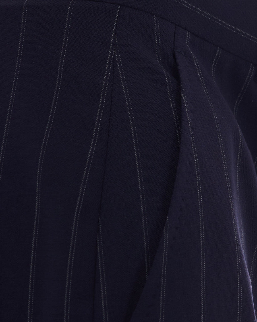 Dark Blue Tailored Pants 3