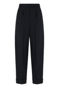 Black Tailored Flat Front Pant 1