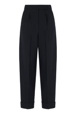 Black Tailored Flat Front Pant 1