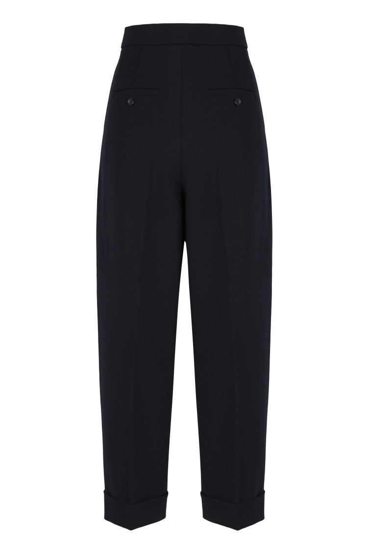 Black Tailored Flat Front Pant 2