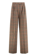 Multicolor Loose Pleated Pants 1