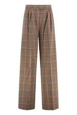 Multicolor Loose Pleated Pants 1