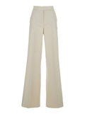 Off White Regular Flat Front Pants 1
