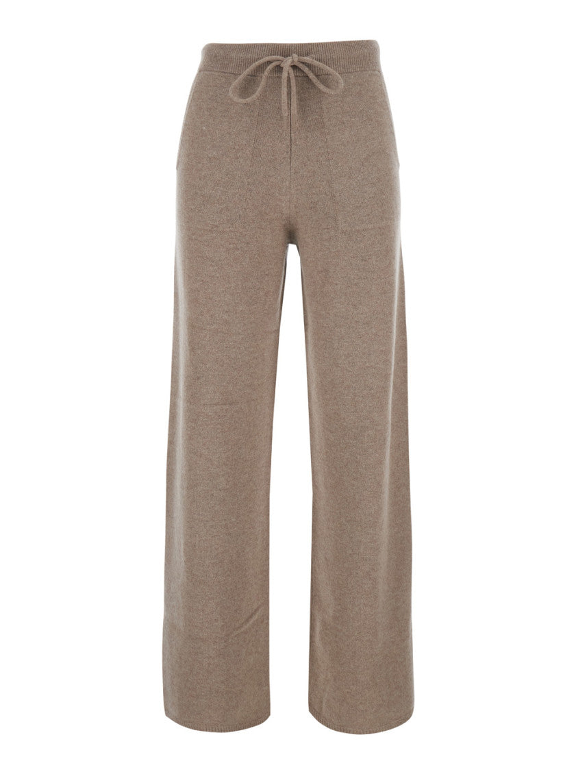 Grey Regular Drawstring Pants 1