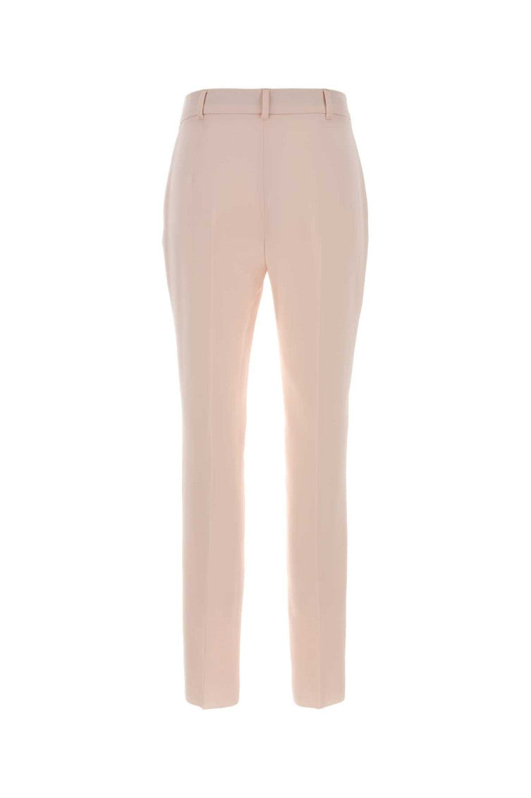 Pink Slim Flat Front Pants 2