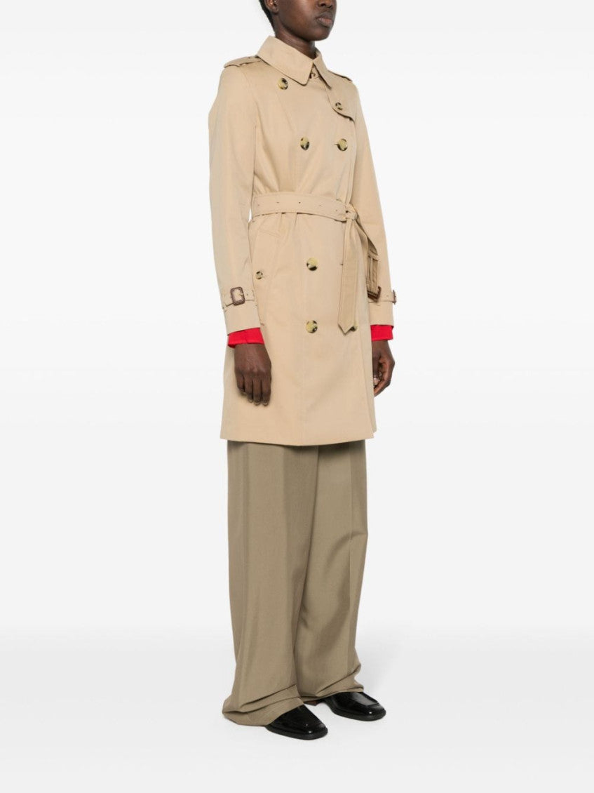 Beige Chelsea cotton trench coat 4