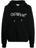 BlackWhite Logo Print Hoodie 1