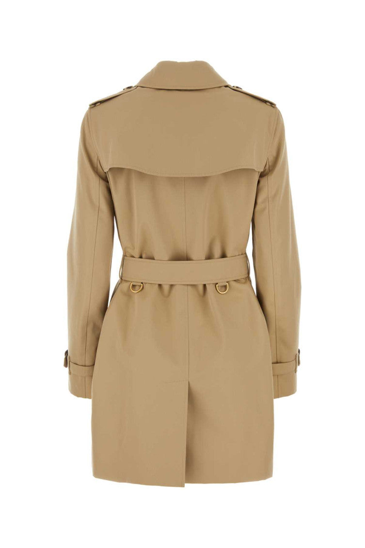 Beige Cotton Trench Coat 2