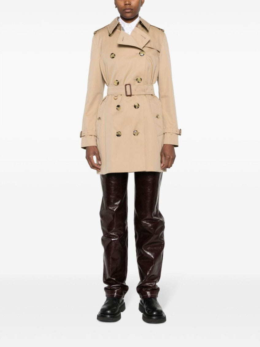 Beige Cotton Trench Coat 3