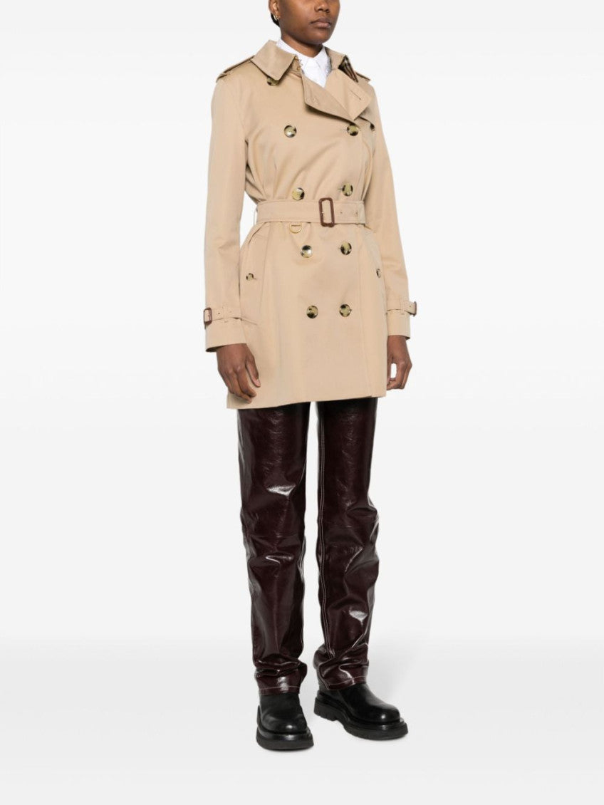 Beige Cotton Trench Coat 4