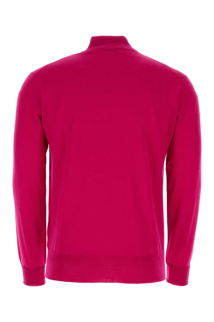 Fuchsia wool sweater 2