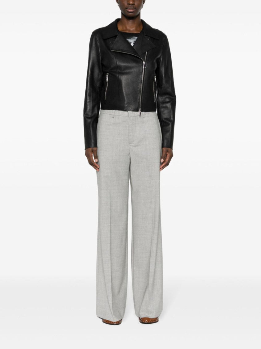 Grey Straight Leg Pant 7