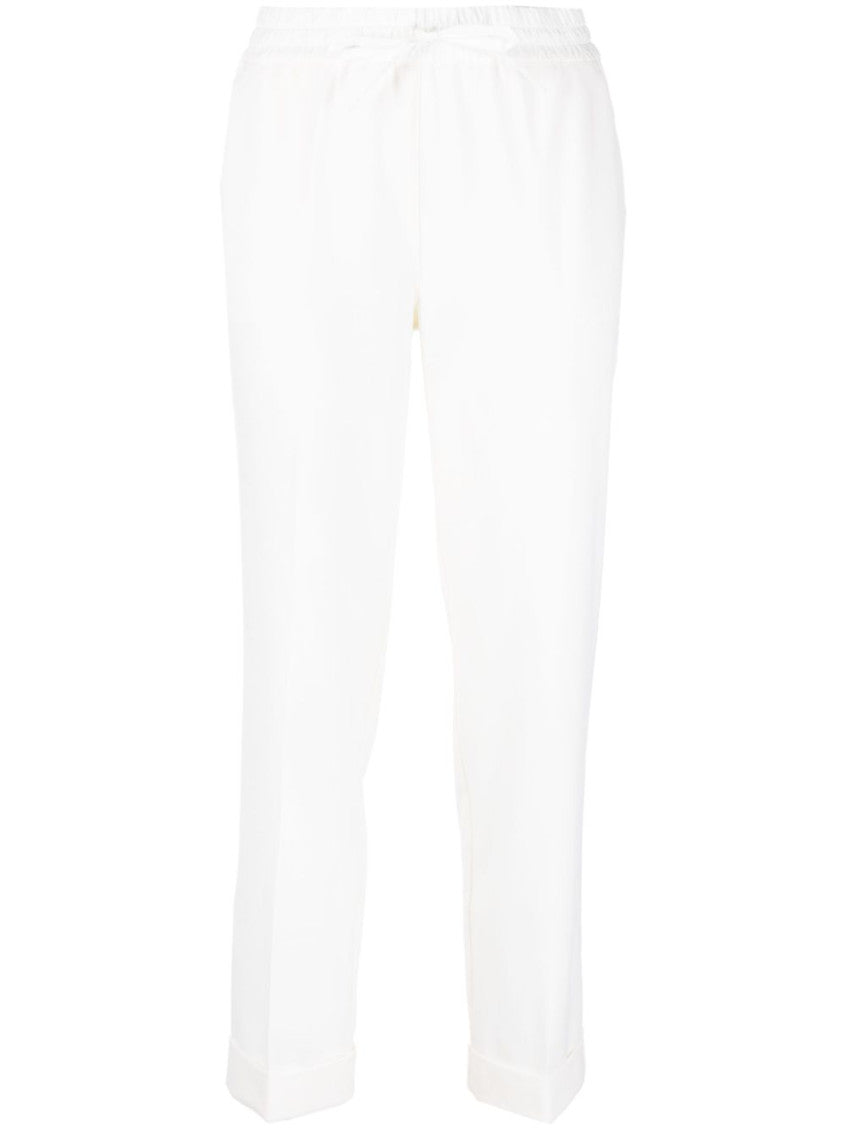 White Slim Fit Trouser 1