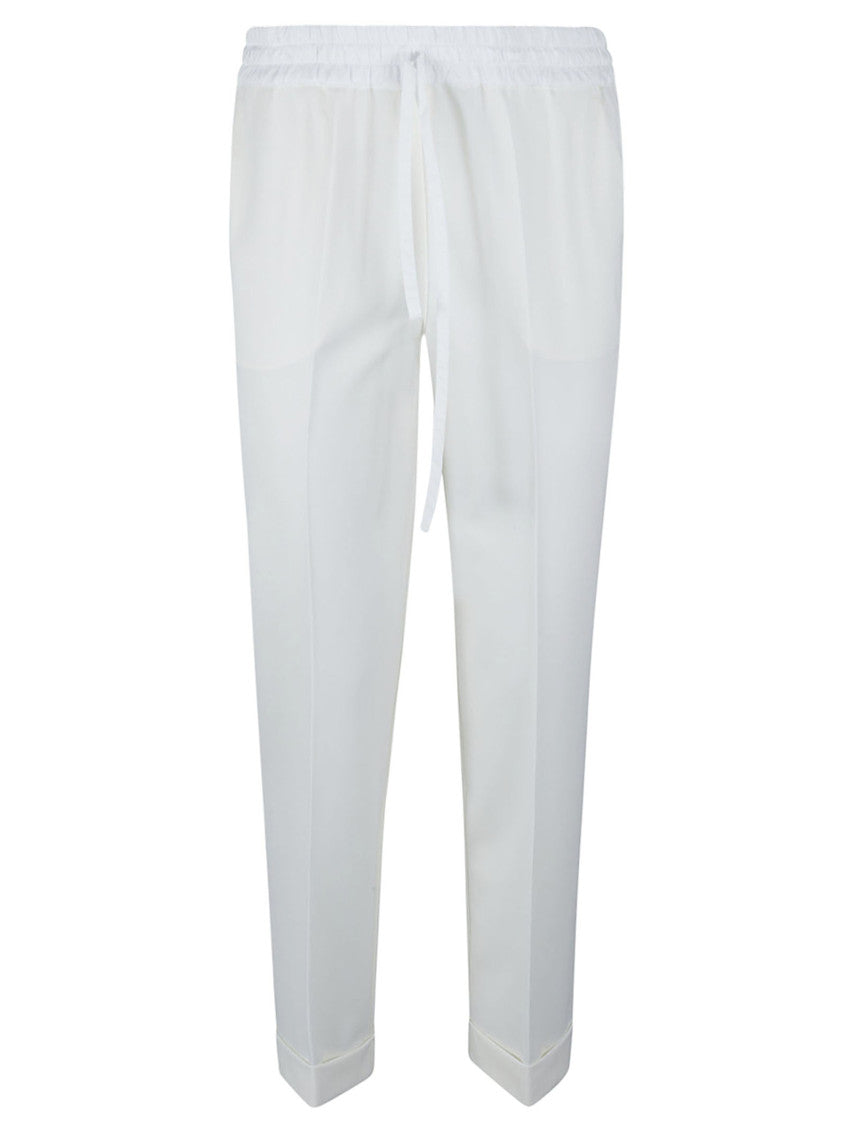 White Slim Fit Trouser 2