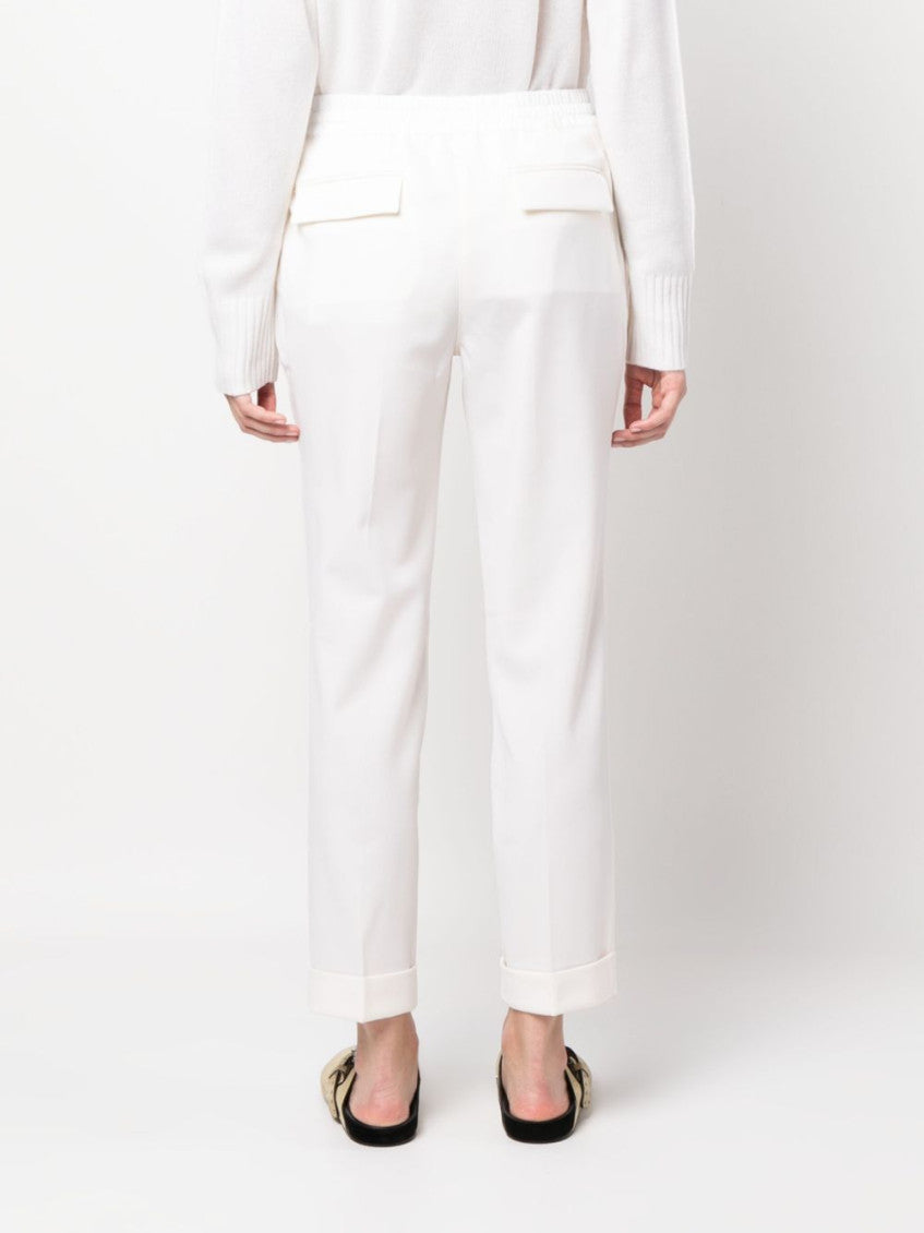 White Slim Fit Trouser 5