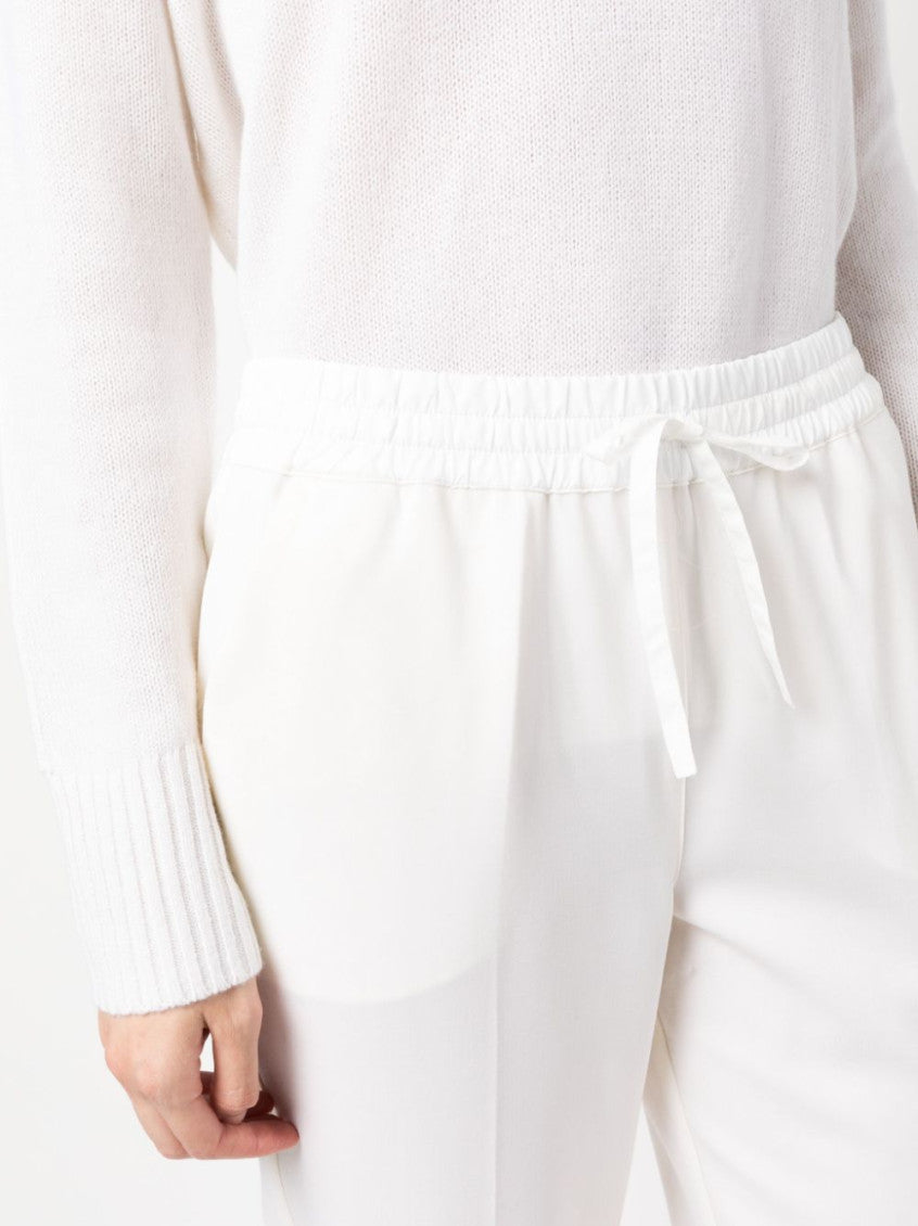 White Slim Fit Trouser 6