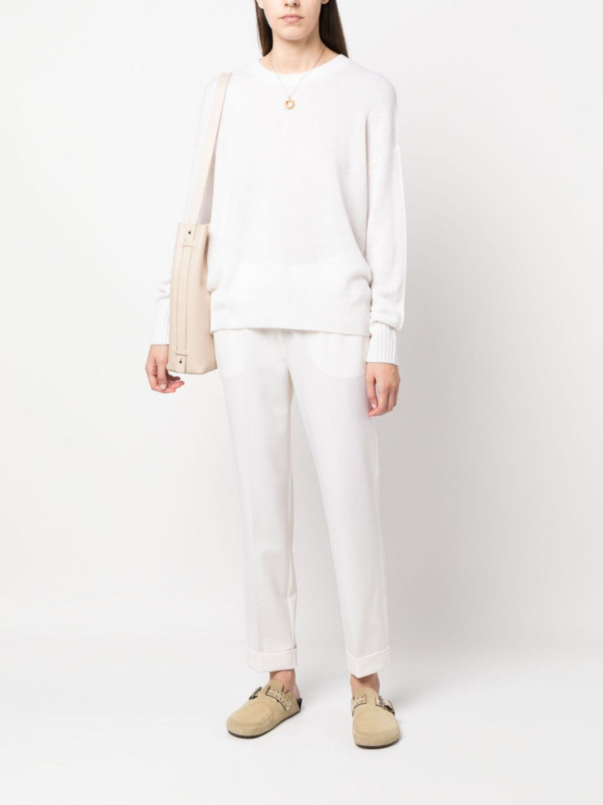 White Slim Fit Trouser 7