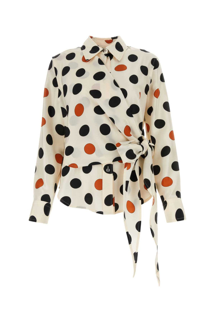 MultiColor Printed Silk Shirt 1