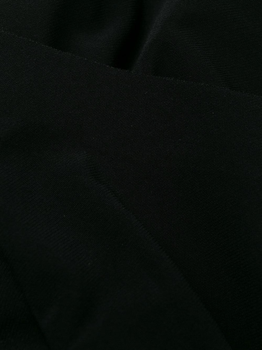 Black Long sleeves drop shoulder top 2