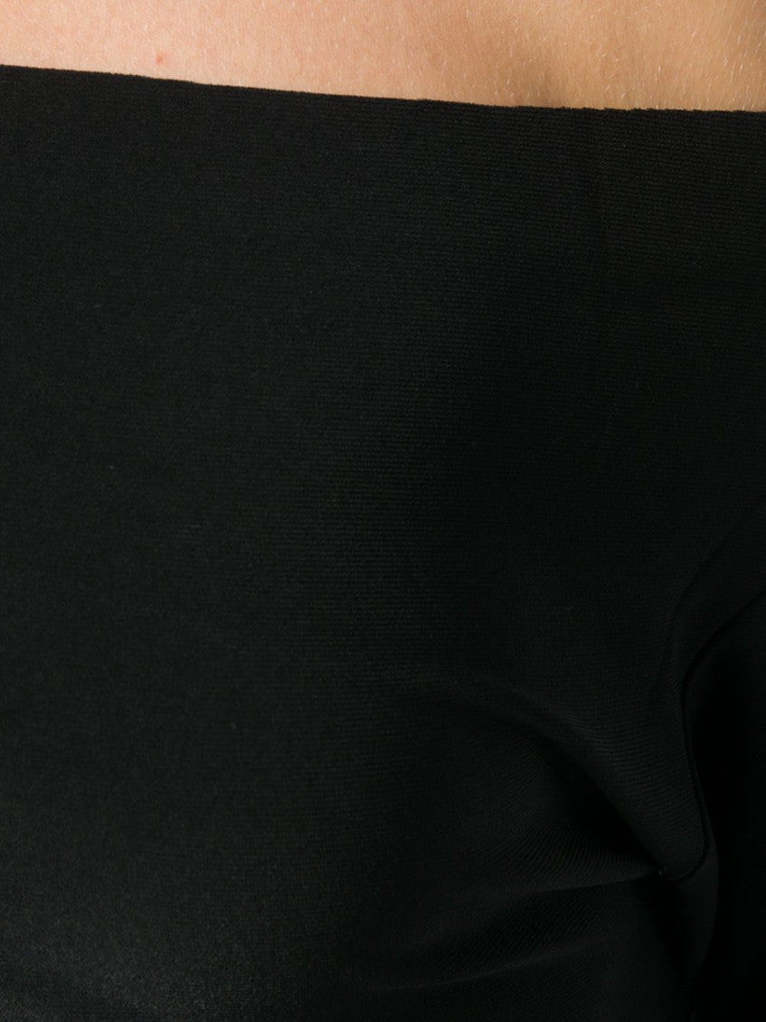 Black Long sleeves drop shoulder top 4