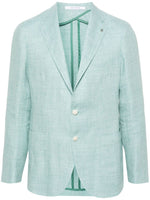 Light Blue Single Breasted Blazer 1