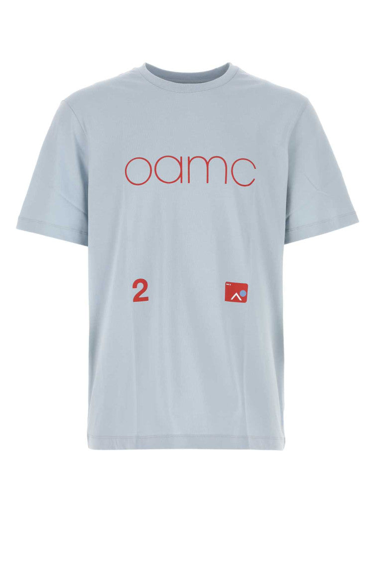 Light-blue cotton oversize t-shirt 1