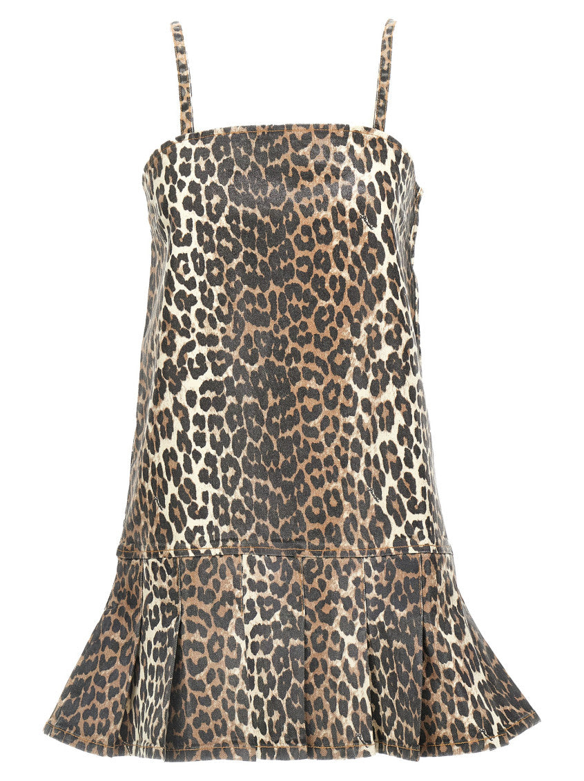 Leopard Print Mini Dress 1