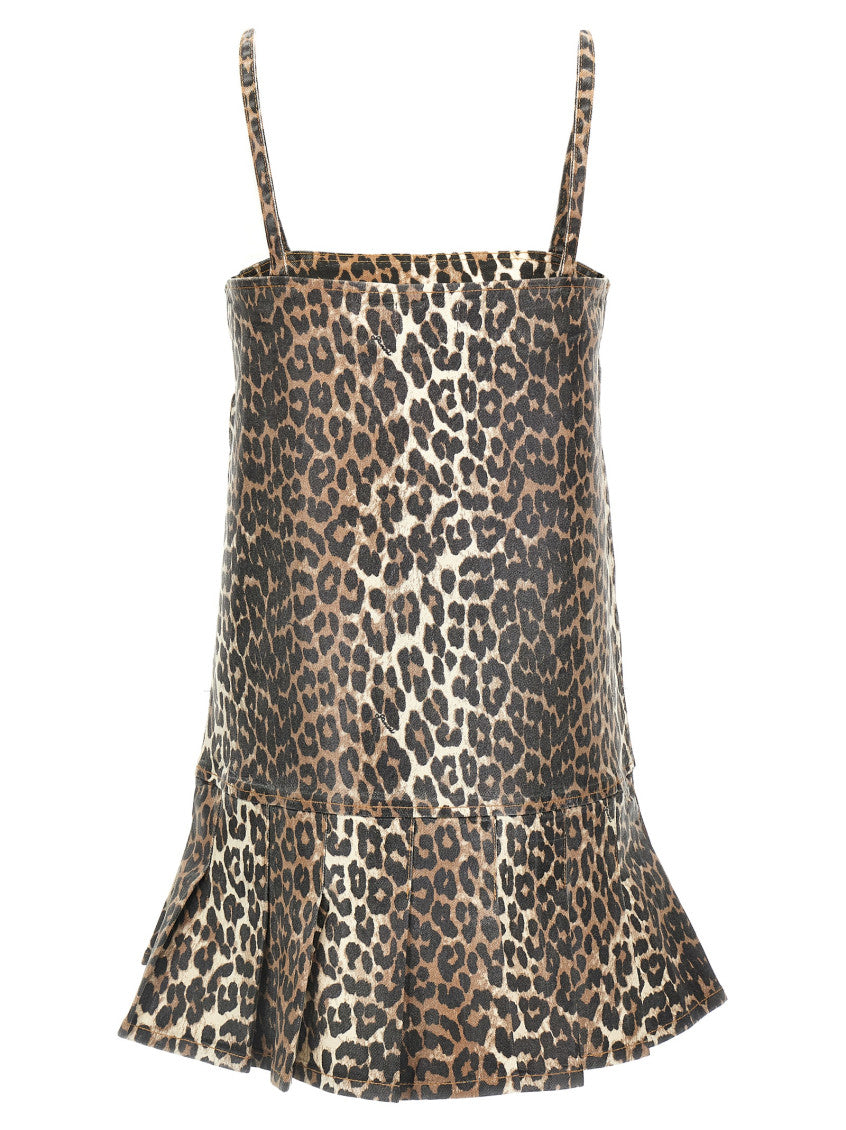 Leopard Print Mini Dress 2