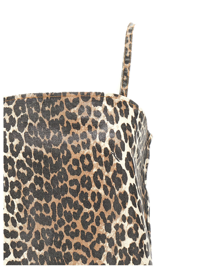 Leopard Print Mini Dress 3