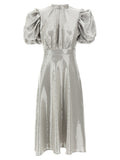 Grey Sequin midi dress 1
