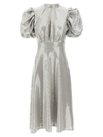 Grey Sequin midi dress 1