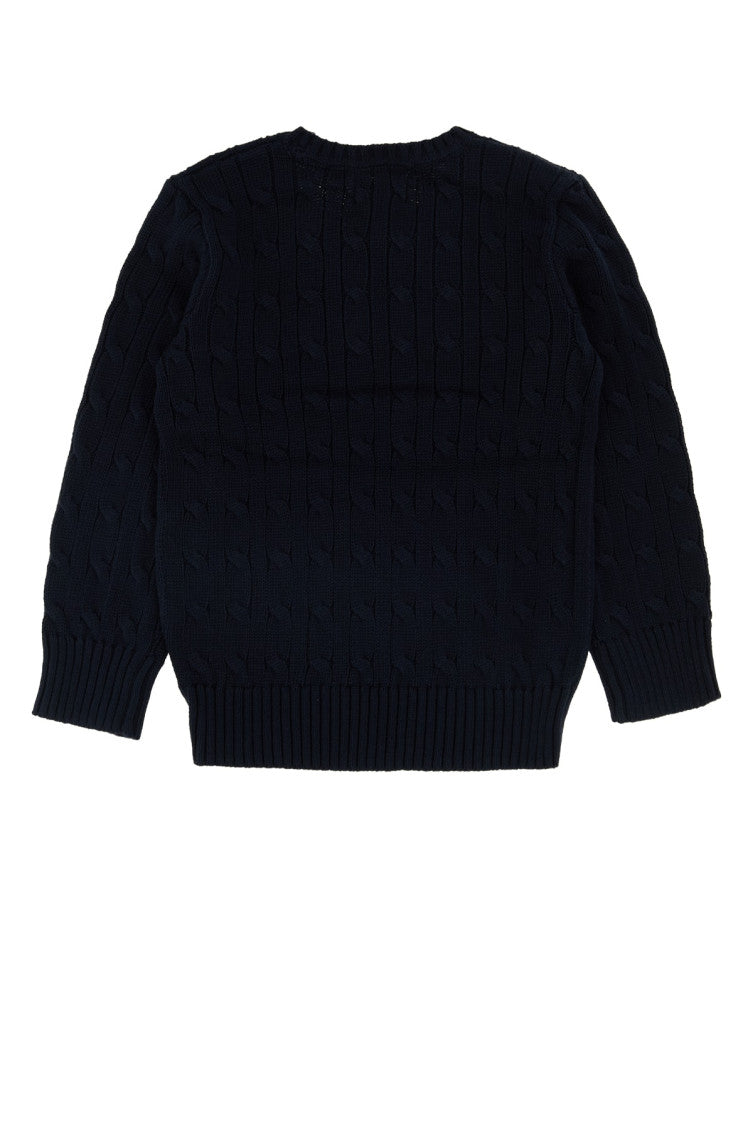 Kids Navy Blue Logo Sweater 2