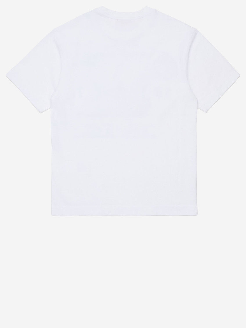 Boys White Printed T-Shirt 2