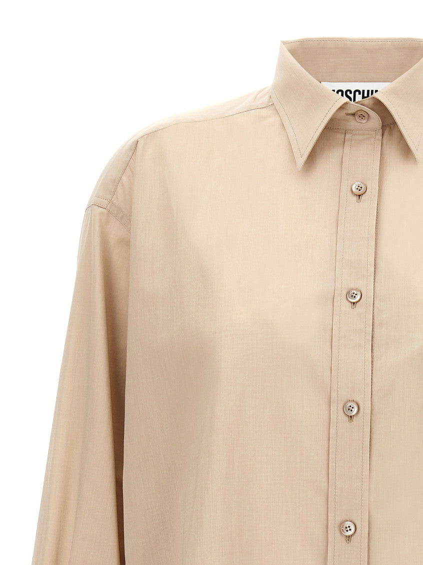 Beige Cotton shirt 3