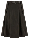 Brown 'Duchesse Nylon Pleated' skirt 1