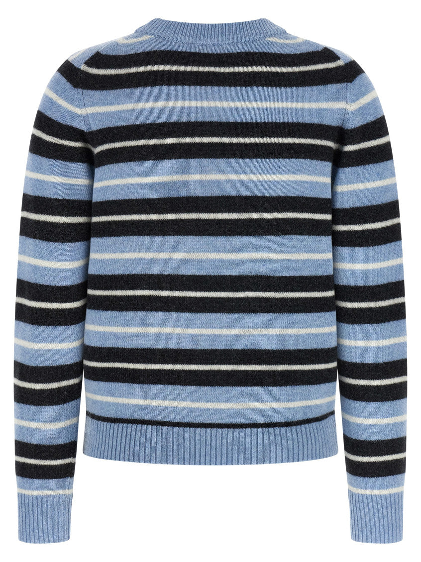 Light Blue 'Graphic Wool' sweater 2