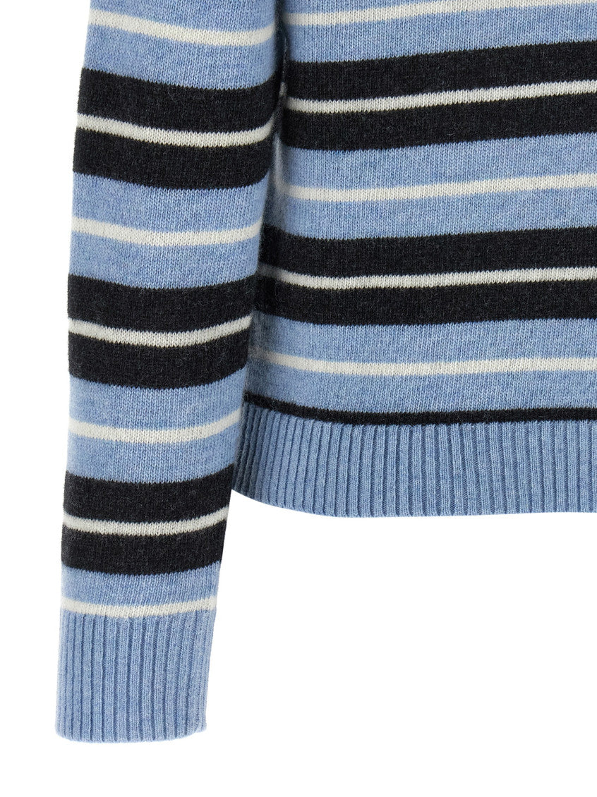 Light Blue 'Graphic Wool' sweater 4
