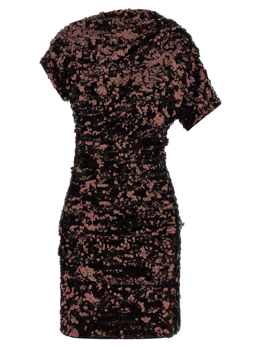 Brown 'Sequins Mini' Dress 1
