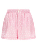 Beige Pleated shorts 1