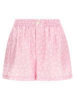 Beige Pleated shorts 1