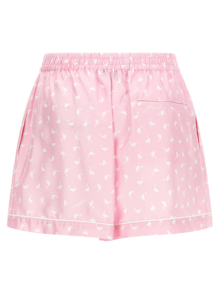 Beige Pleated shorts 2
