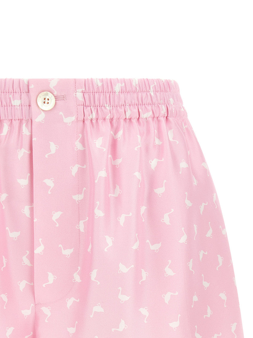 Beige Pleated shorts 3